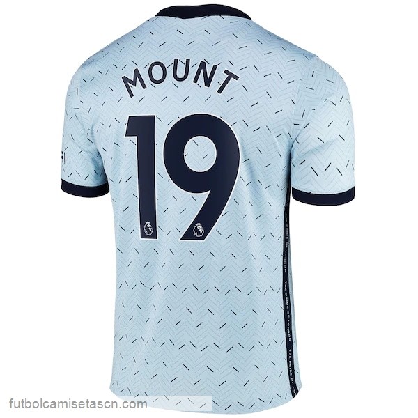 Camiseta Chelsea NO.19 Mount 2ª 2020/21 Azul